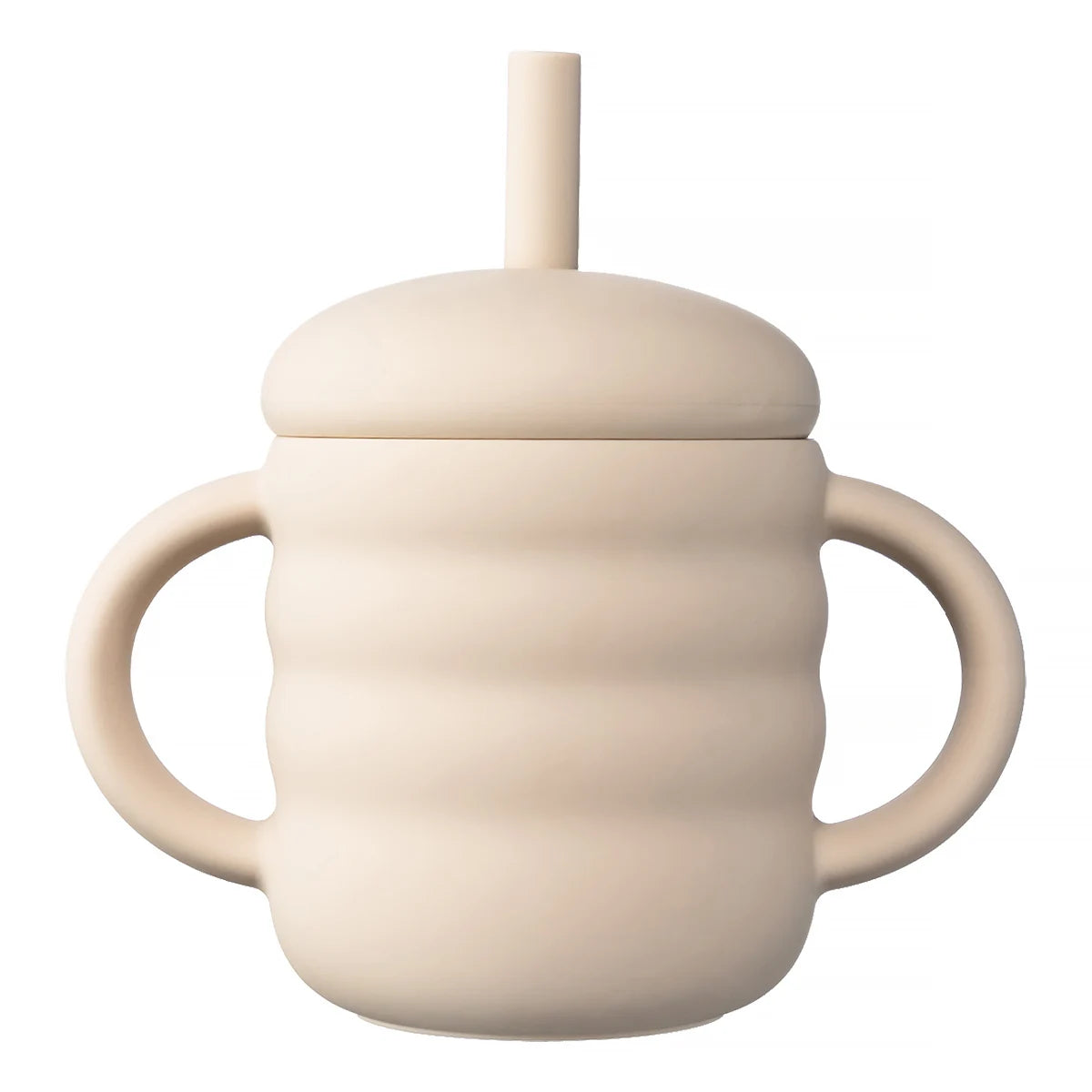 Copo de Silicone com Canudo