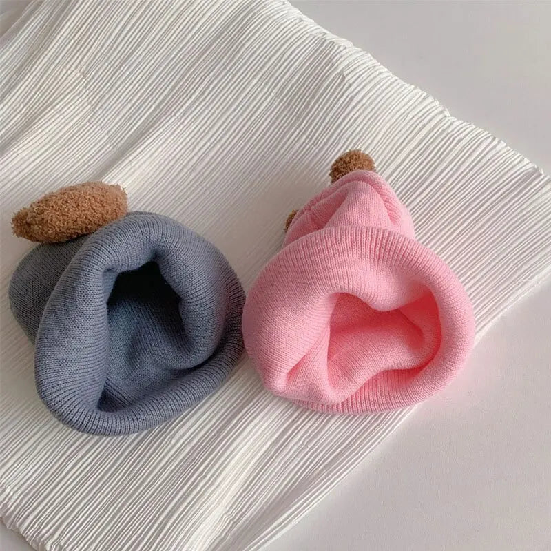 Gorro de Tricô Ursinho