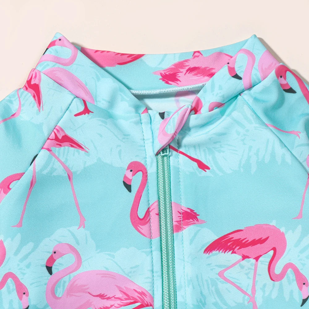 Maiô de Manga Comprida Flamingo