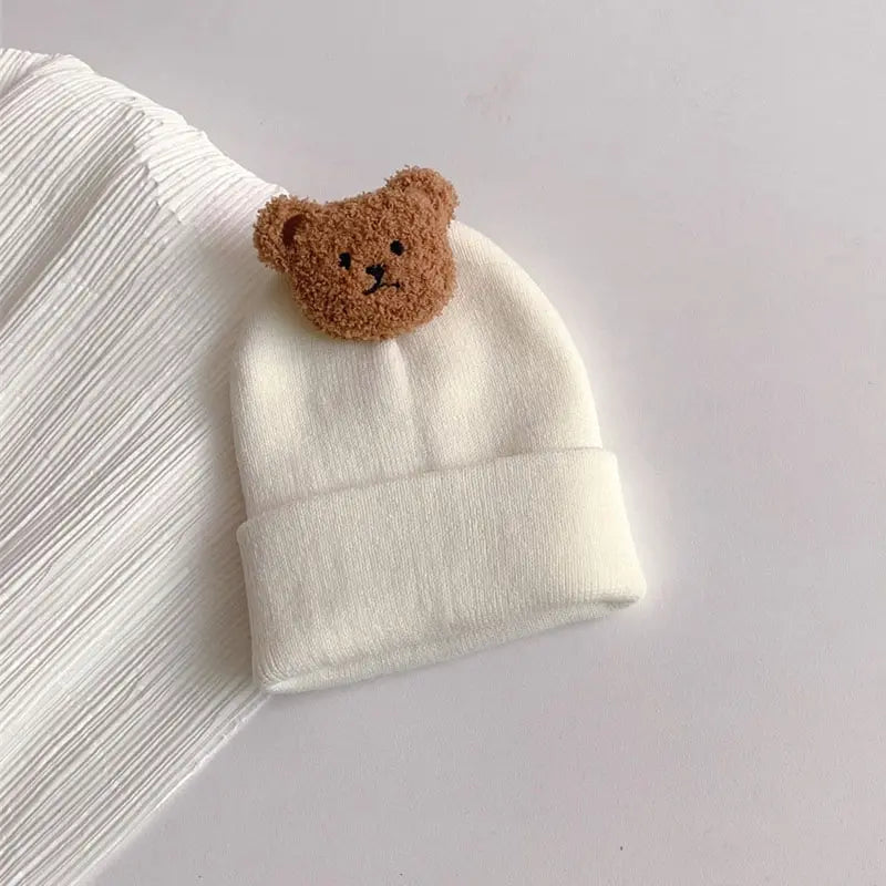 Gorro de Tricô Ursinho