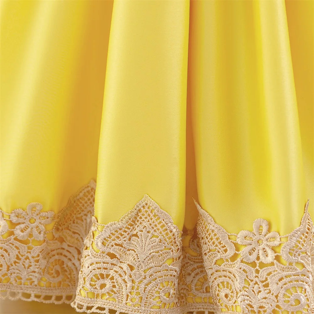 Vestido Fantasia Branca de Neve