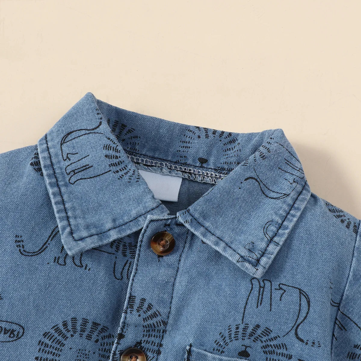 Macacão Jeans Little Lion