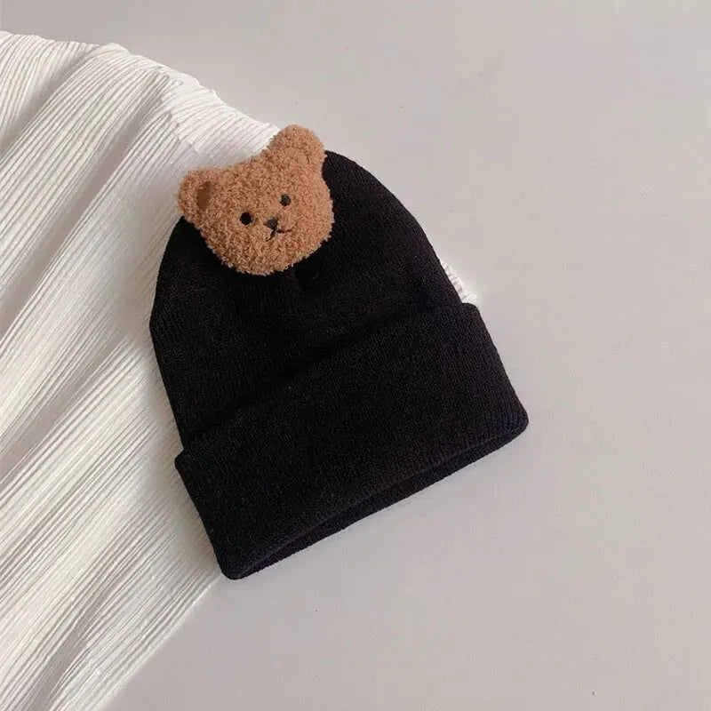 Gorro de Tricô Ursinho