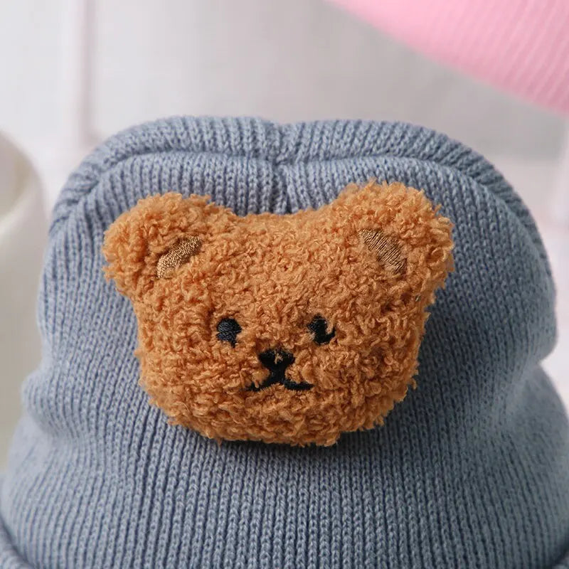 Gorro de Tricô Ursinho