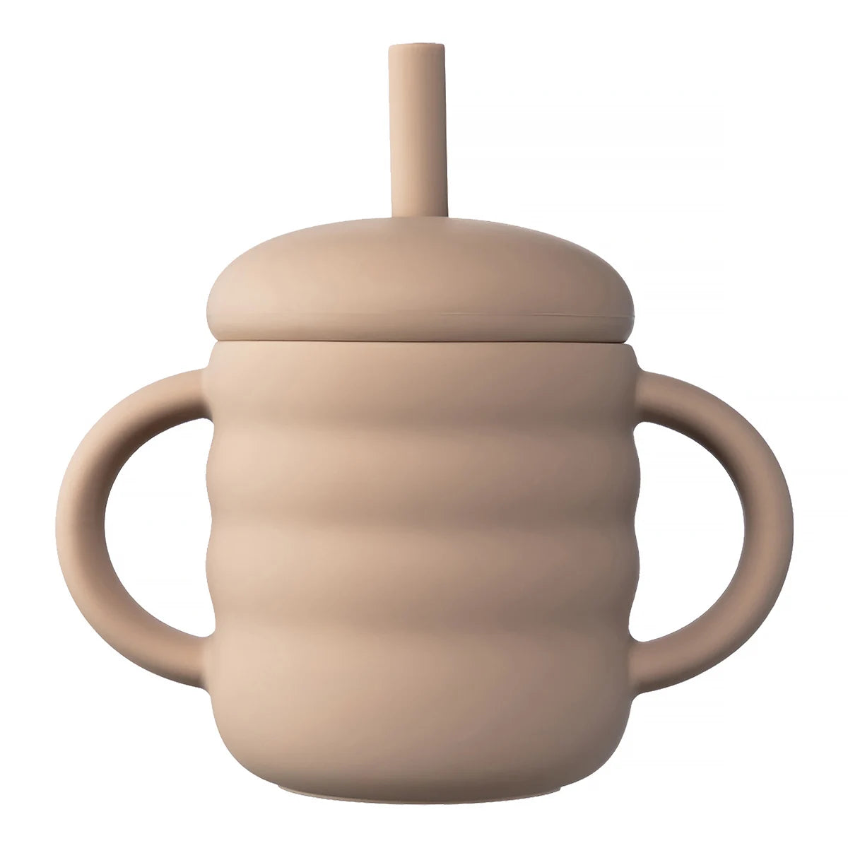 Copo de Silicone com Canudo