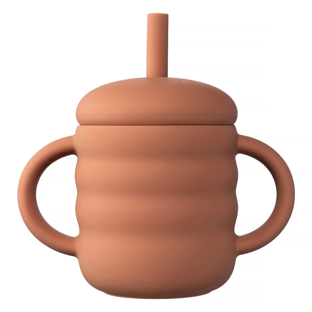 Copo de Silicone com Canudo