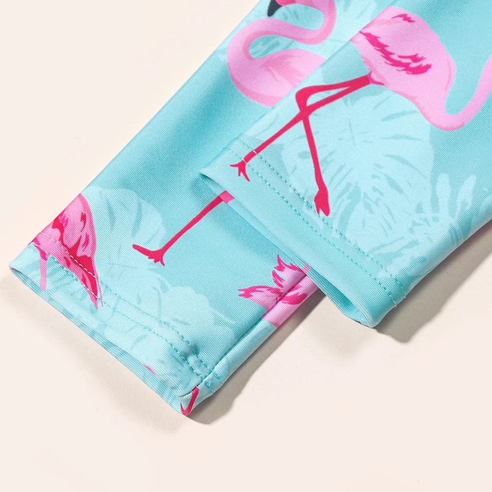 Maiô de Manga Comprida Flamingo