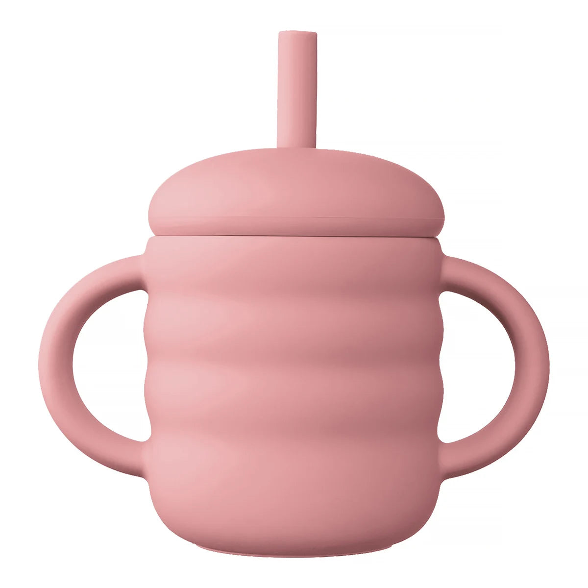 Copo de Silicone com Canudo