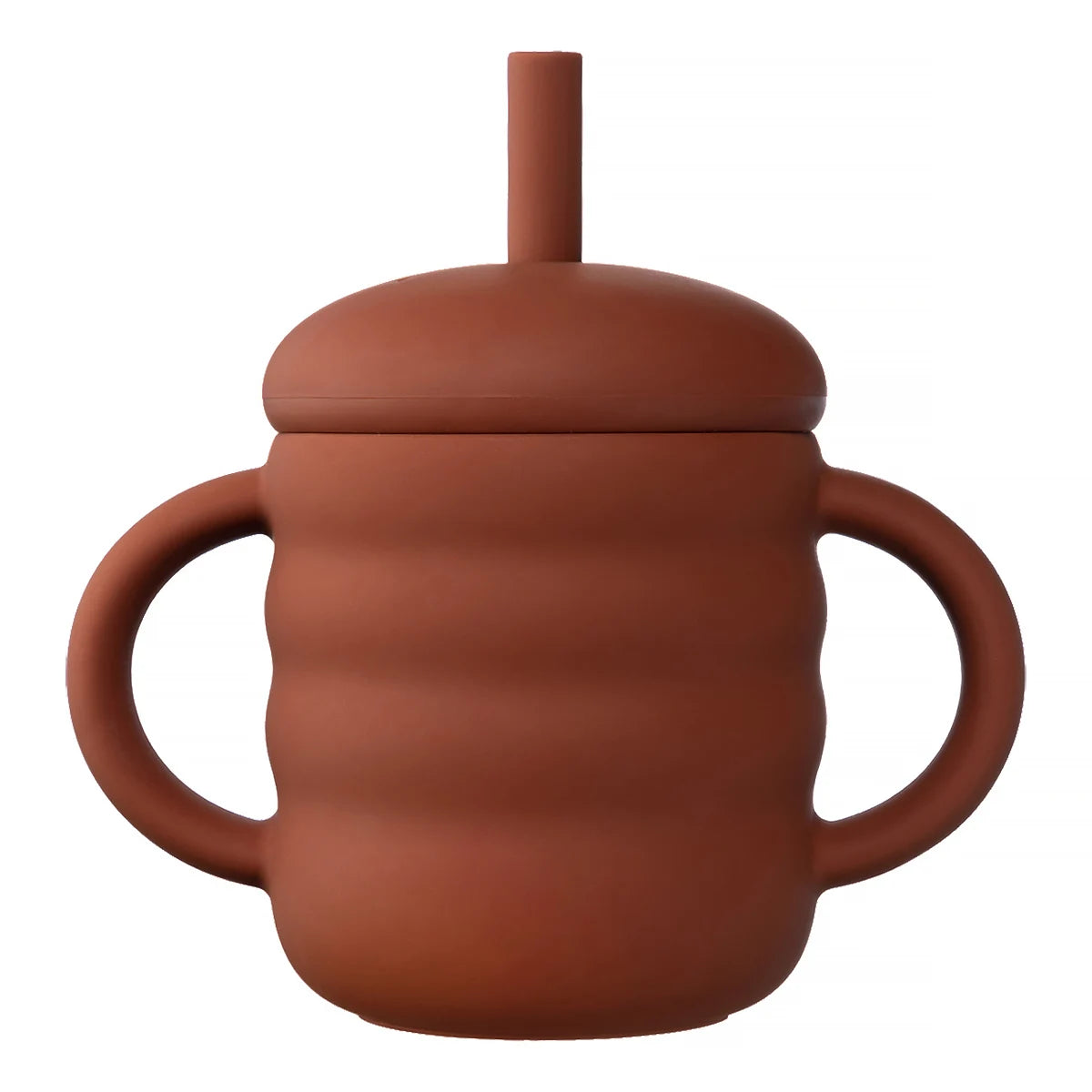 Copo de Silicone com Canudo