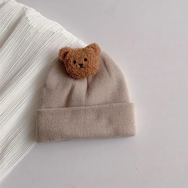 Gorro de Tricô Ursinho