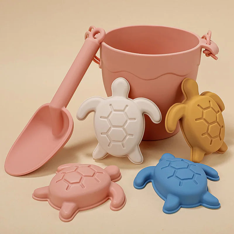 Balde de Praia de Silicone - 8 Peças