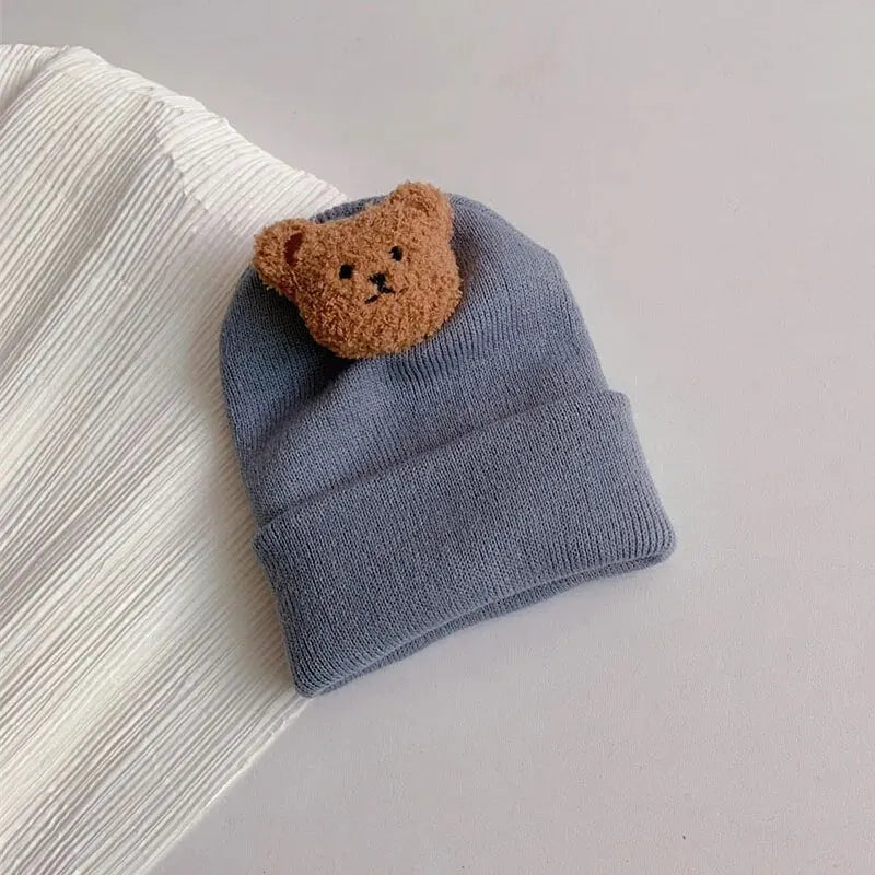 Gorro de Tricô Ursinho
