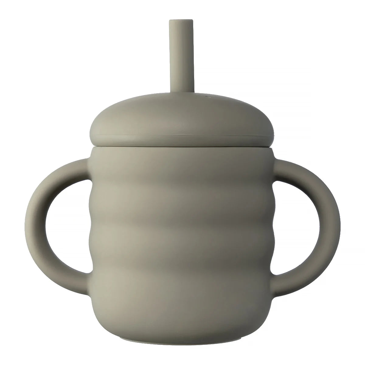 Copo de Silicone com Canudo