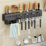 Suporte Organizador Premium para Cozinha - Aço Inox