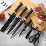 Kit de Facas Profissionais Antiaderentes - SteelChef Pro 6 Peças