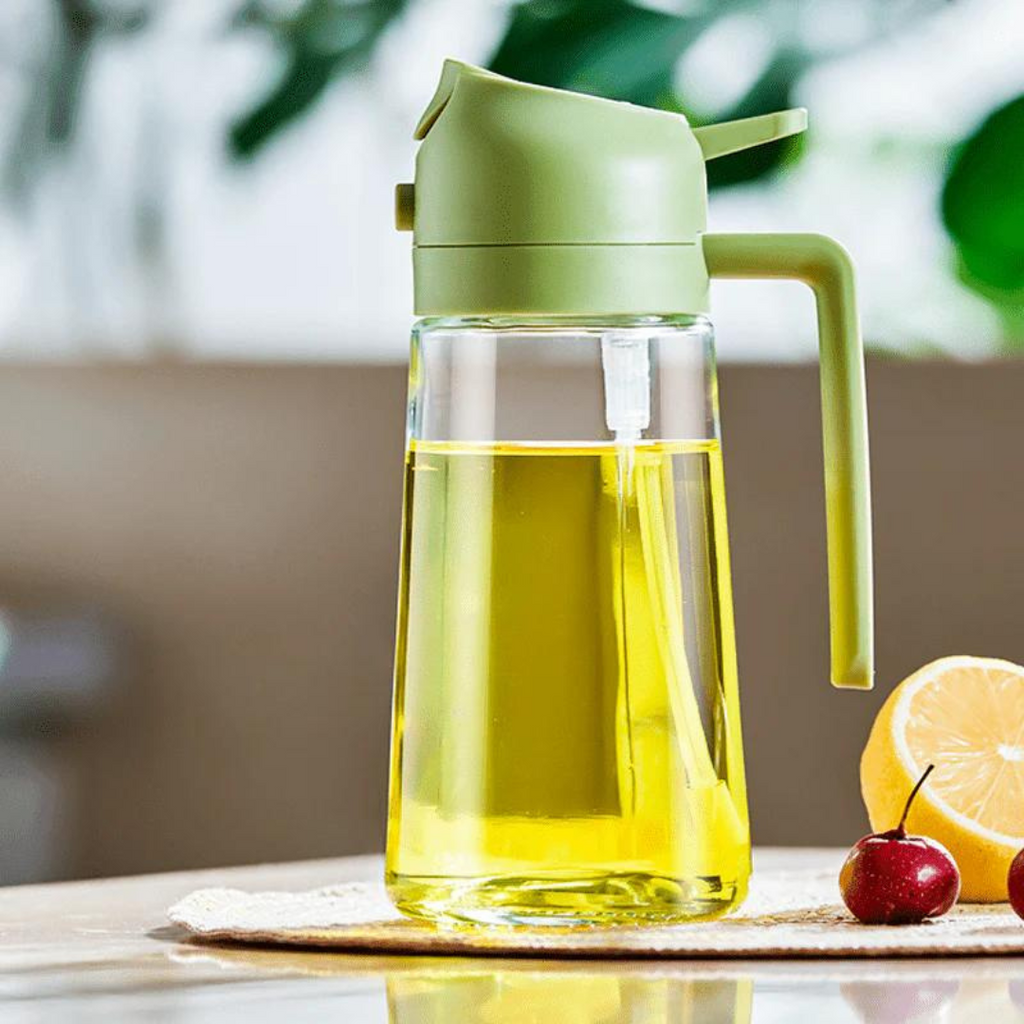 Pulverizador de Óleo 500ml com Controle de Porção - Compre 1 Leve 2