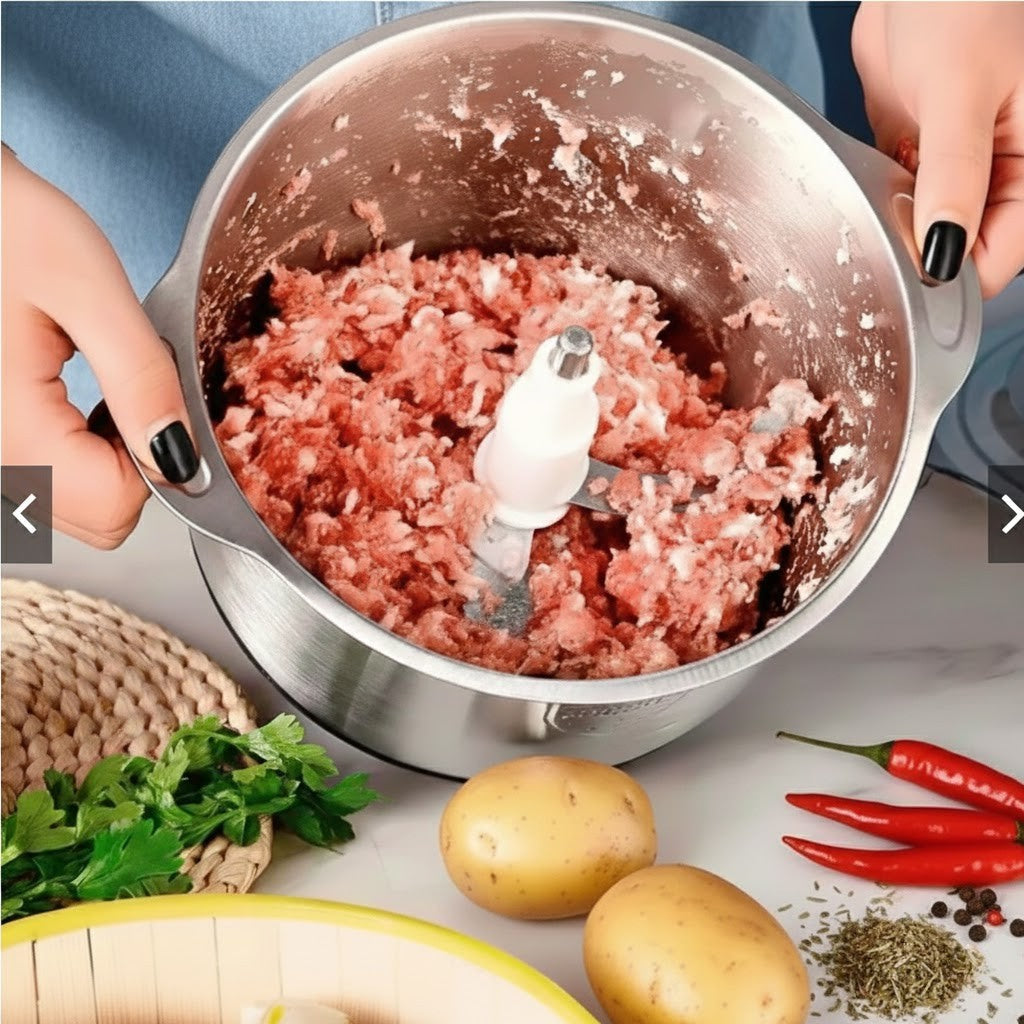 Triturador de Alimentos Elétrico Pica Tudo – Cozinha Express