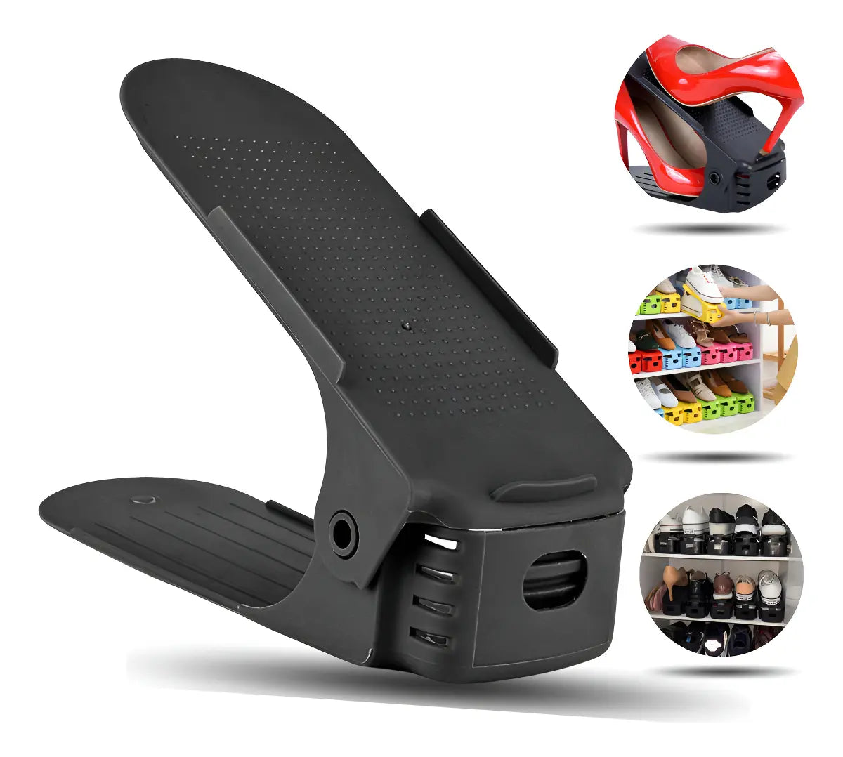 Organizador Duplo para Sapatos – Kit com 10 Unidades