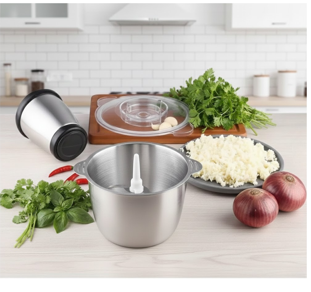 Triturador de Alimentos Elétrico Pica Tudo – Cozinha Express