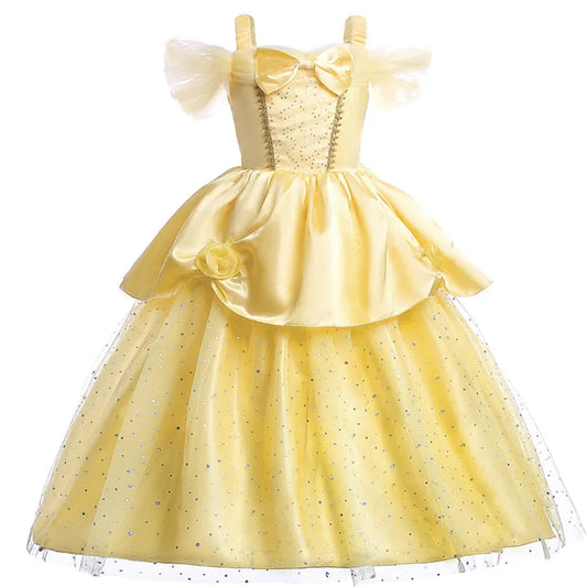 Vestido Fantasia Princesa Bela
