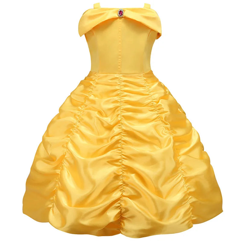 Vestido Fantasia Princesa Bela