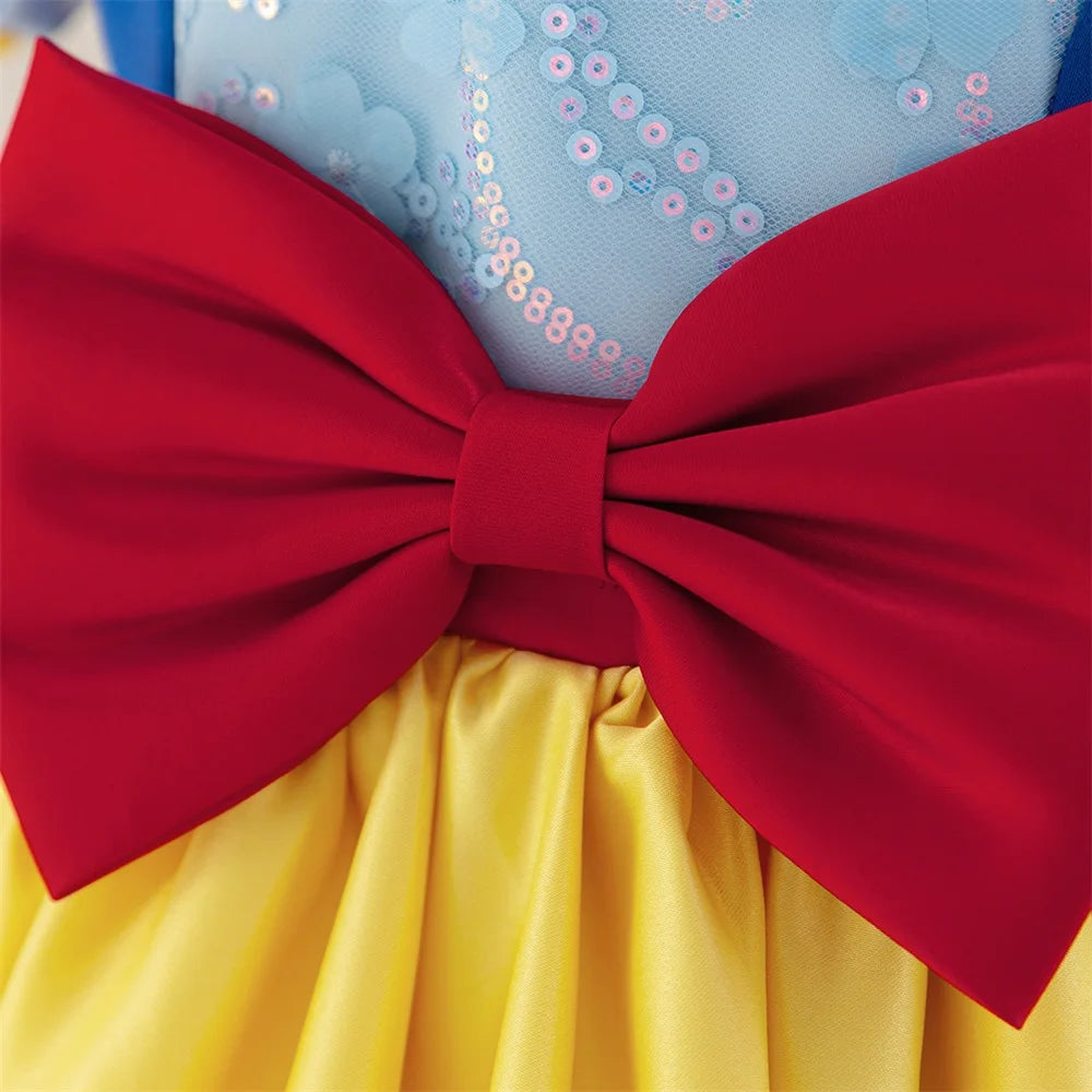 Vestido Fantasia Branca de Neve