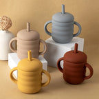 Copo de Silicone com Canudo