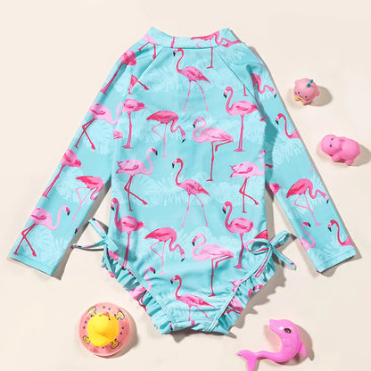 Maiô de Manga Comprida Flamingo