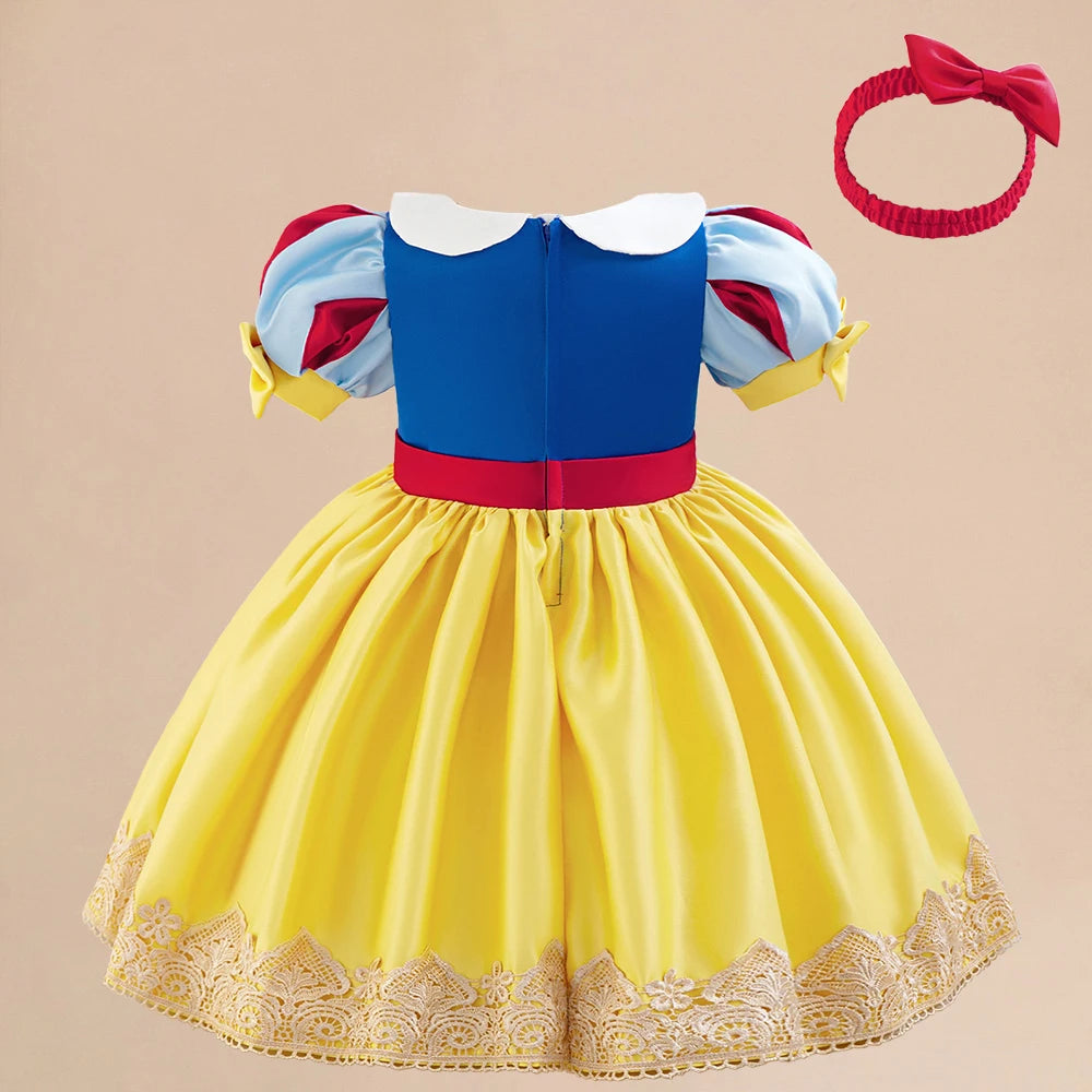 Vestido Fantasia Branca de Neve