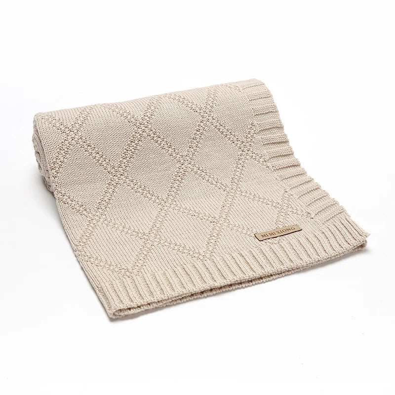 Manta de Tricô - Nuvem de Algodão