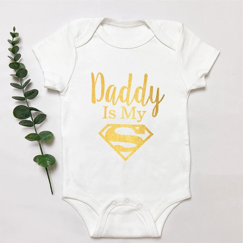 Body "Meu Papai Super-Herói"