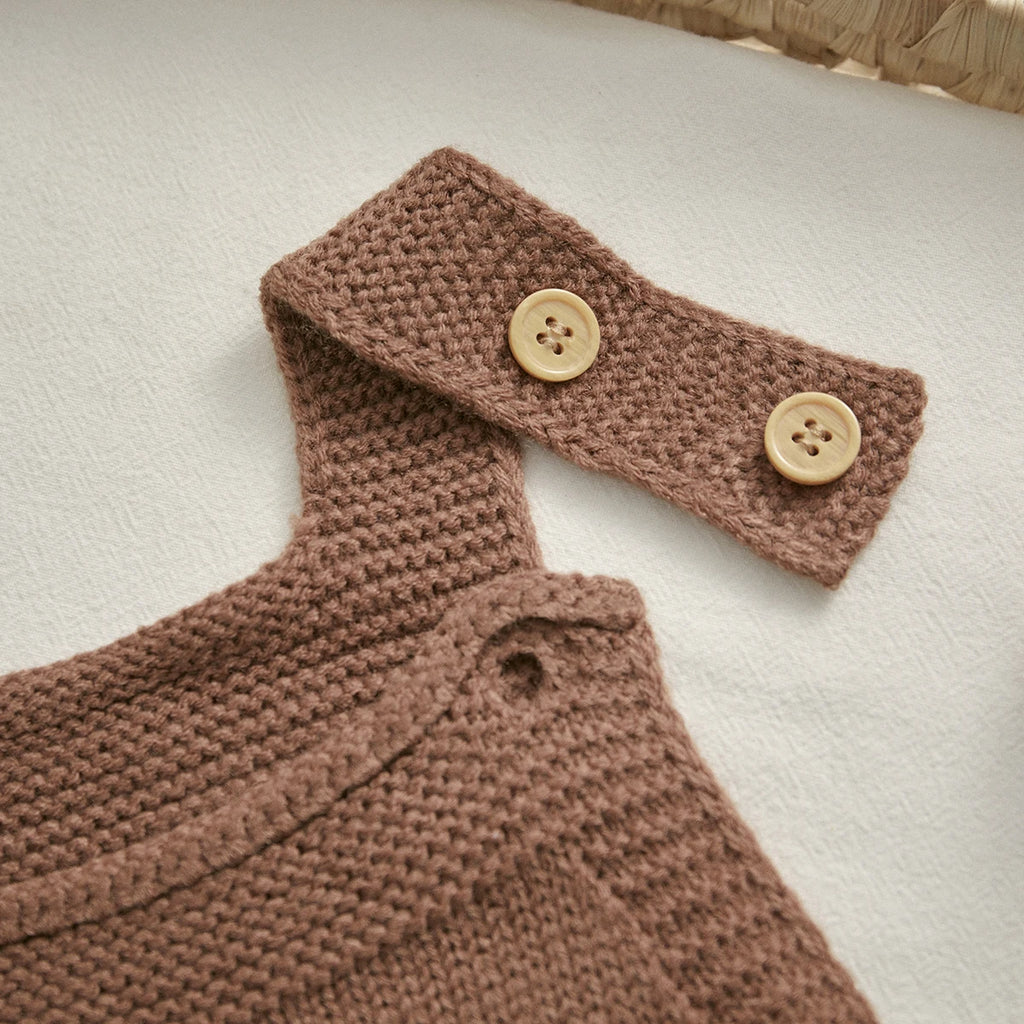 Jardineira de Tricô Natalina