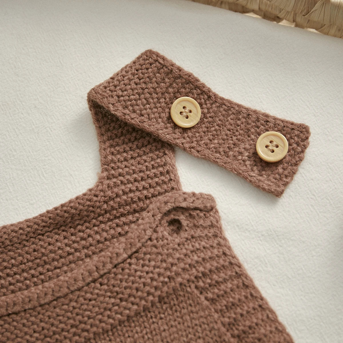 Jardineira de Tricô Natalina