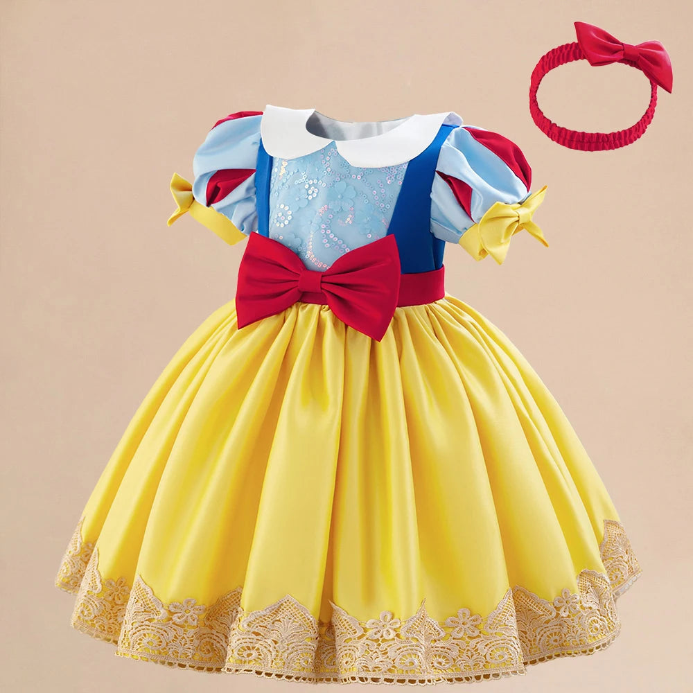 Vestido Fantasia Branca de Neve