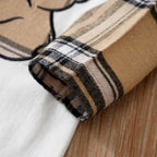 Macacão Ursinho Xadrez