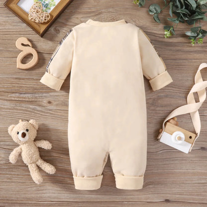 Macacão Mini Urso Xadrez
