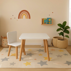 Mesa com Cadeira em MDF - Quarto Infantil