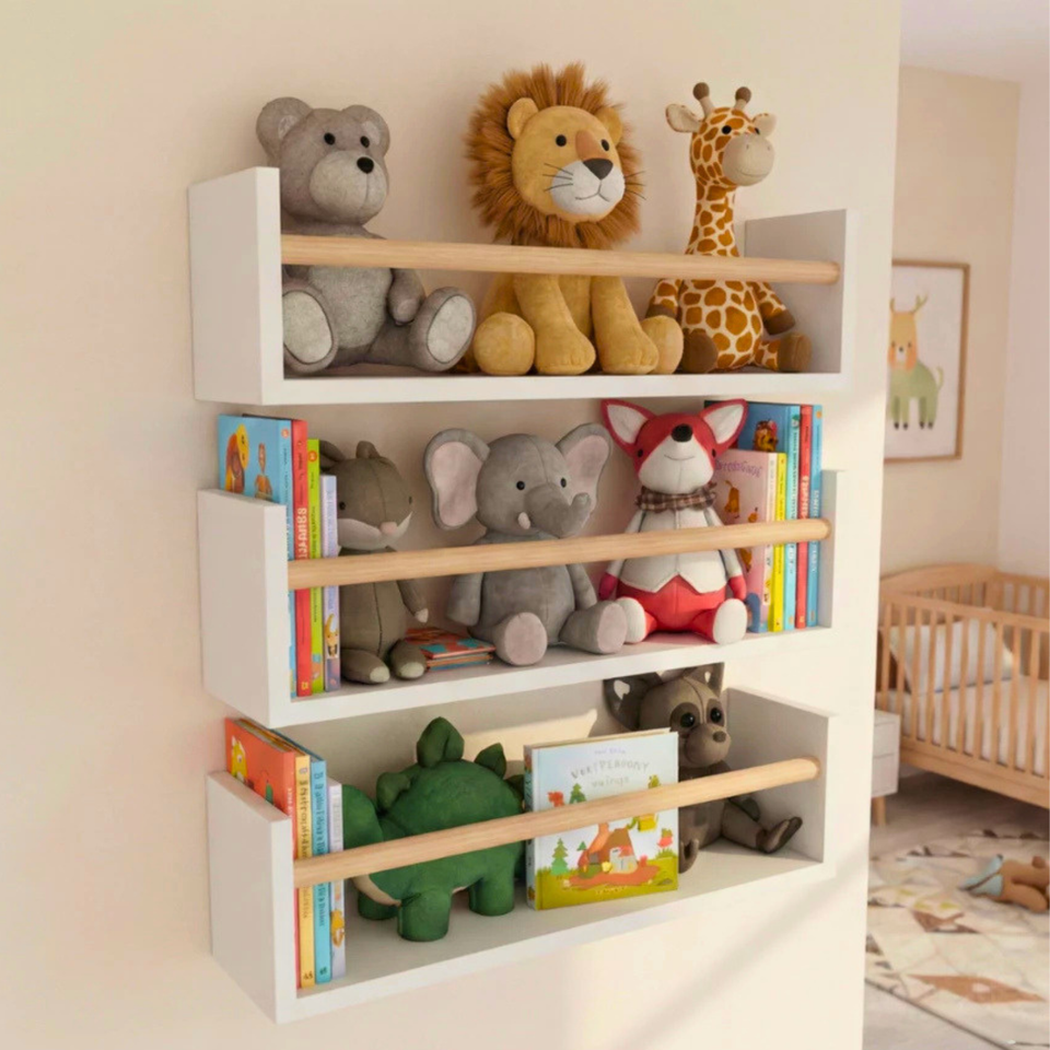 Kit 3 Prateleiras em MDF – Produto Enviado Montado