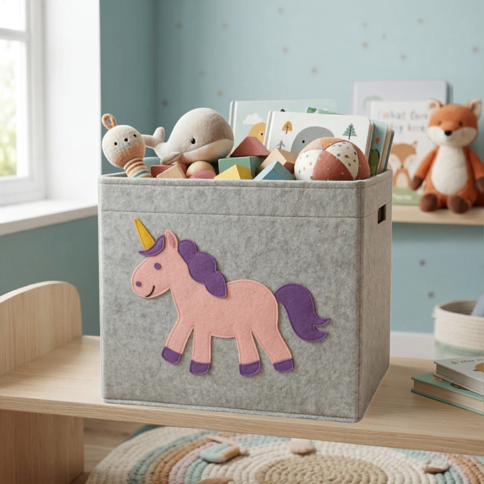 Cesto Organizador Dobrável – Multiuso Infantil