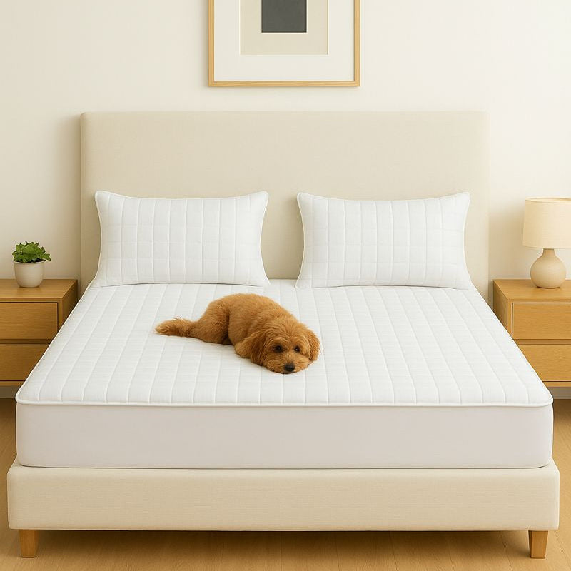 Capa impermeável Dream Shield — conforto e colchão protegido. Últimas unidades.