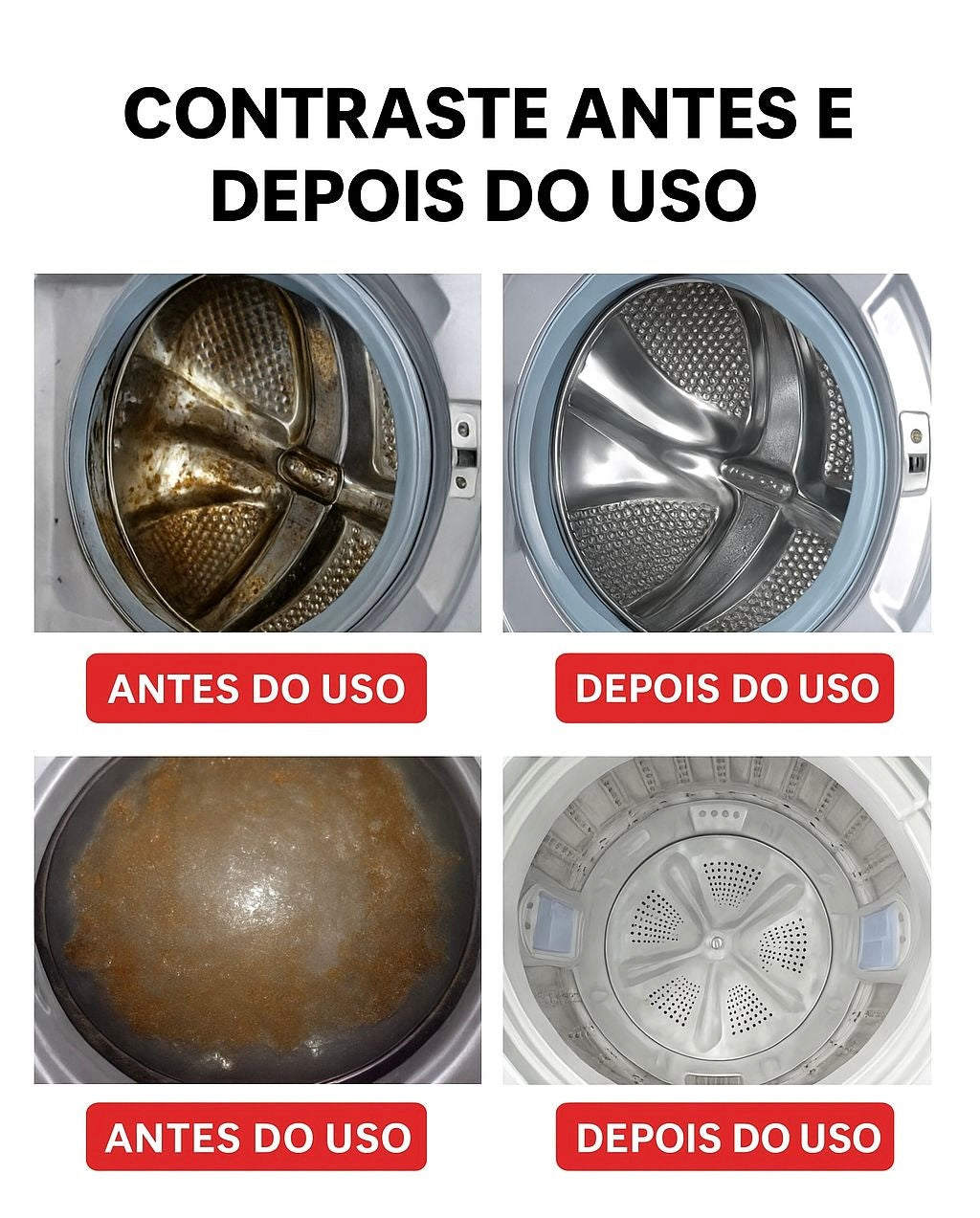 Limpeza Profunda para Máquina de Lavar - Pastilhas TurboClean