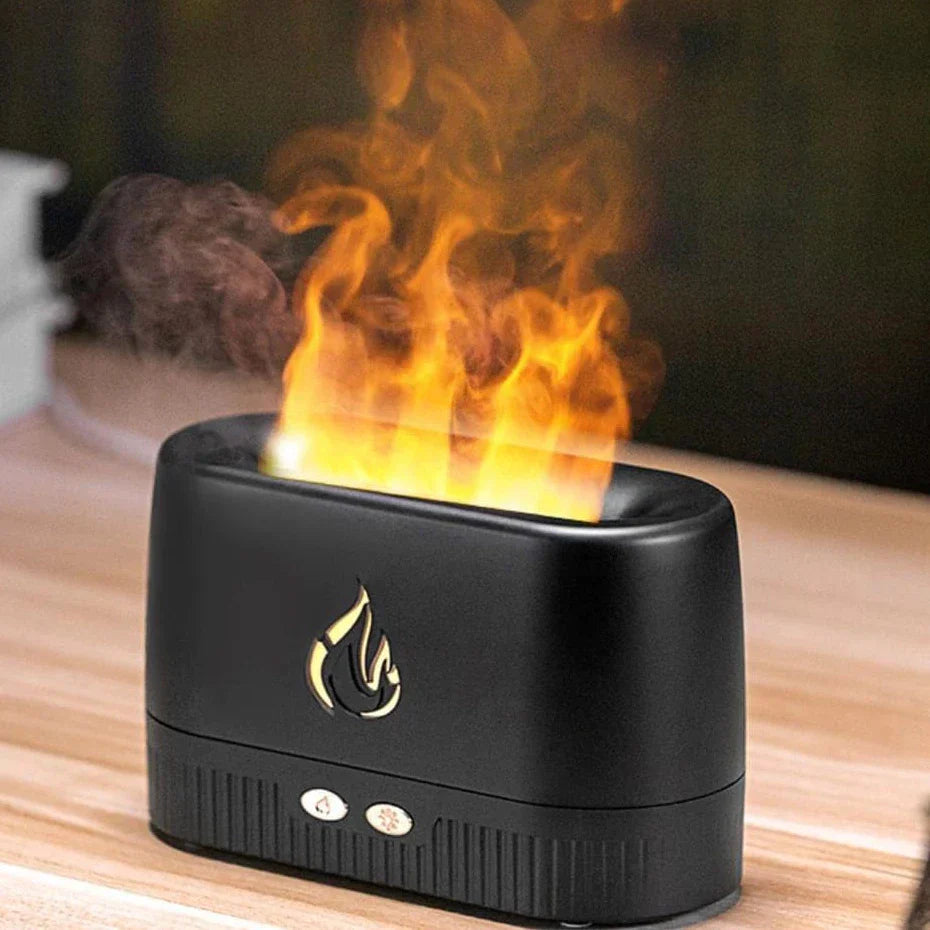 Difusor e Umidificador 2 em 1 FlameAroma – Efeito de Chama