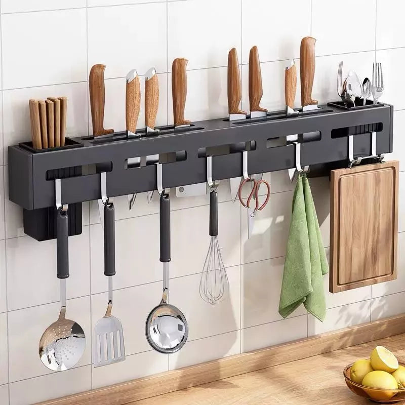 Suporte Organizador Premium para Cozinha - Aço Inox