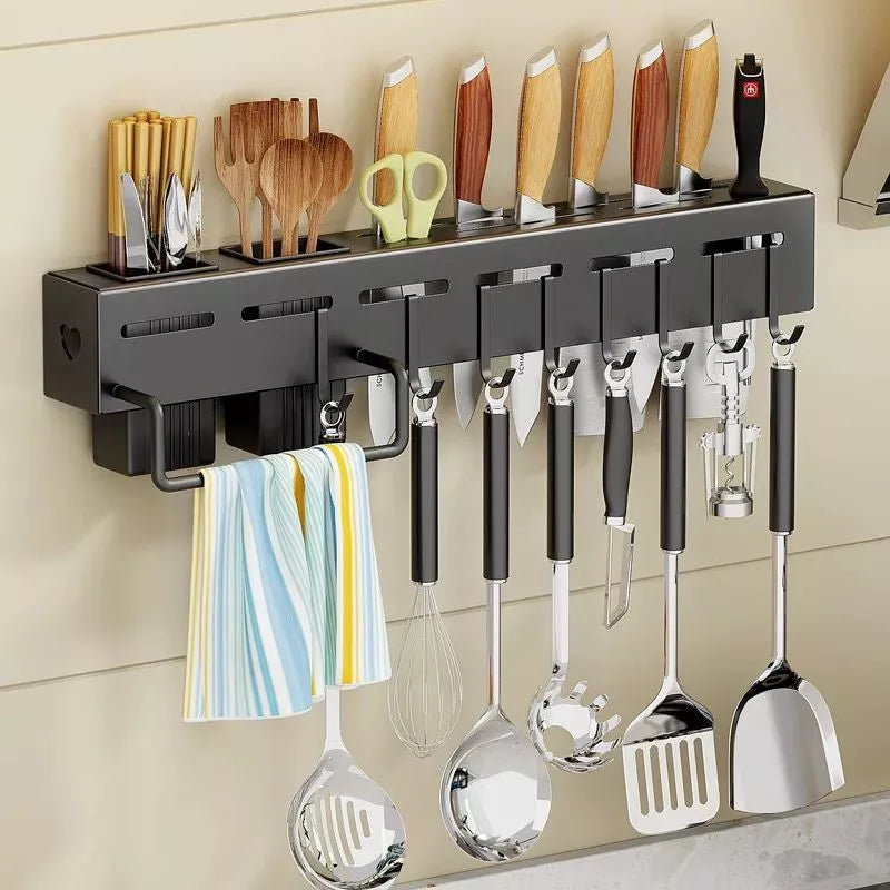 Suporte Organizador Premium para Cozinha - Aço Inox