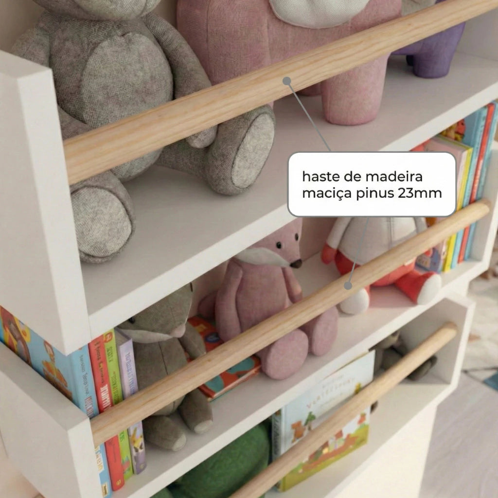 Kit 3 Prateleiras em MDF – Produto Enviado Montado