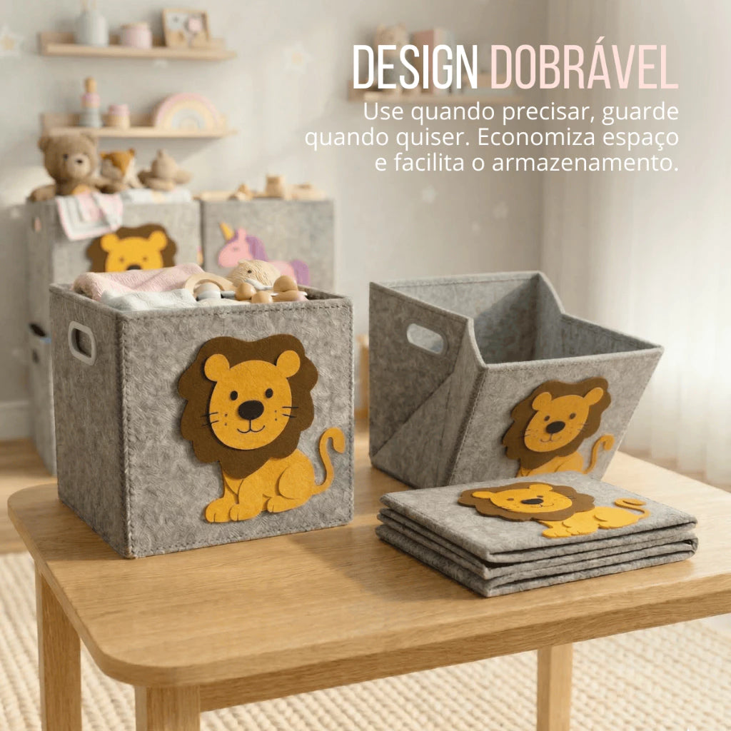Cesto Organizador Dobrável – Multiuso Infantil