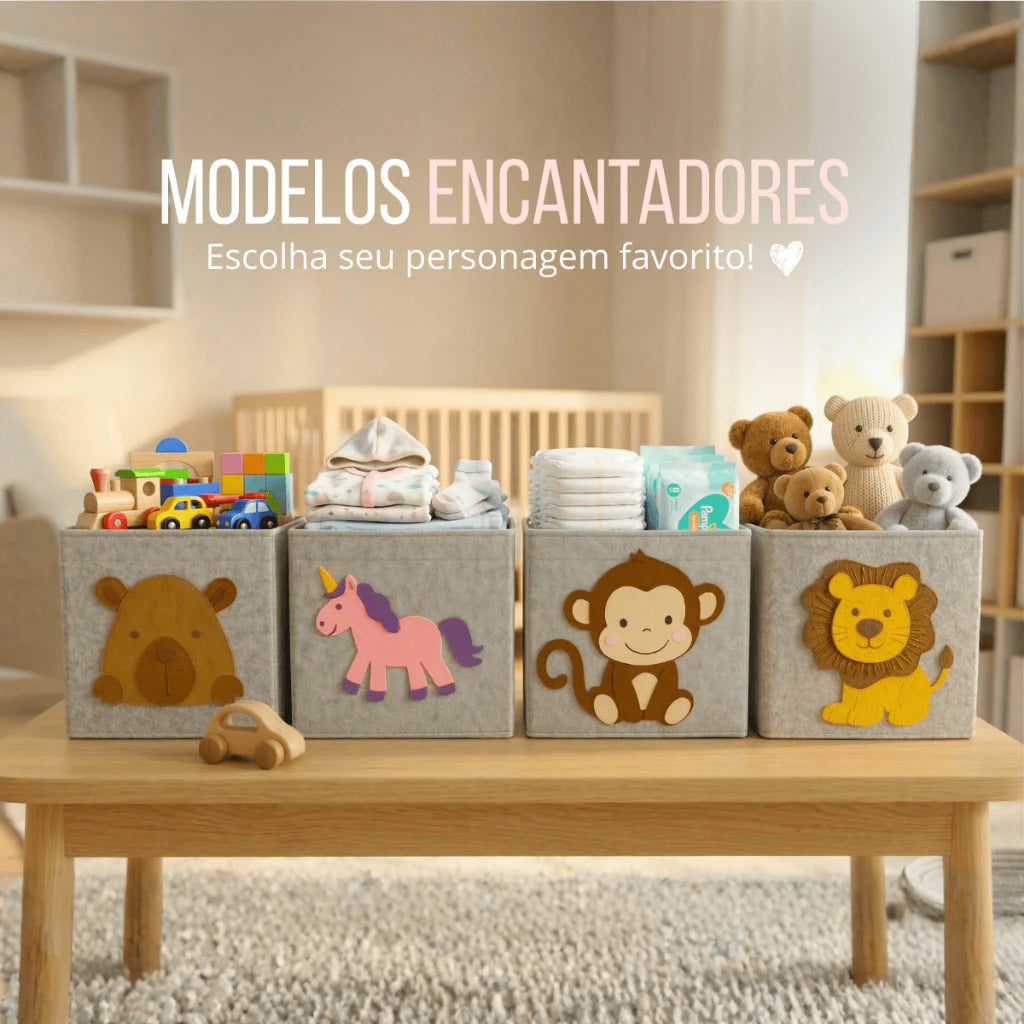 Cesto Organizador Dobrável – Multiuso Infantil