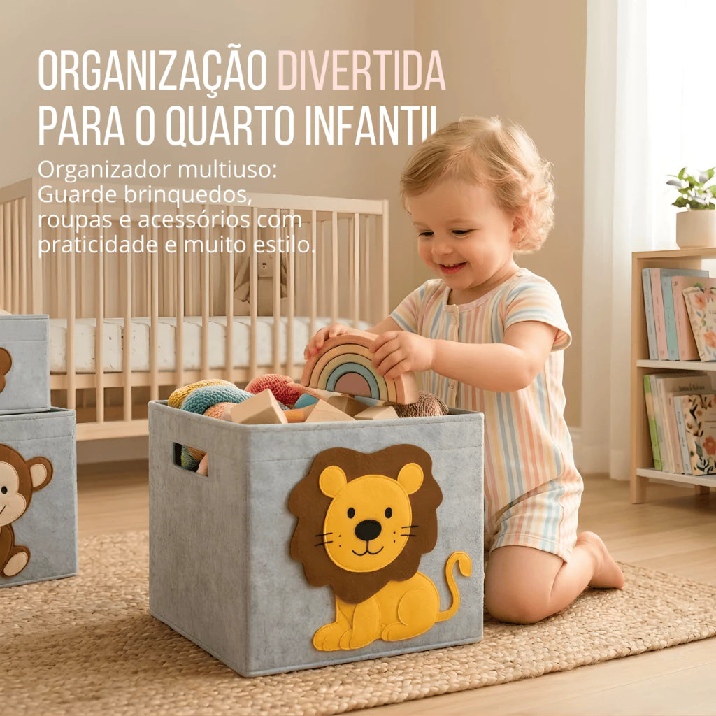 Cesto Organizador Dobrável – Multiuso Infantil