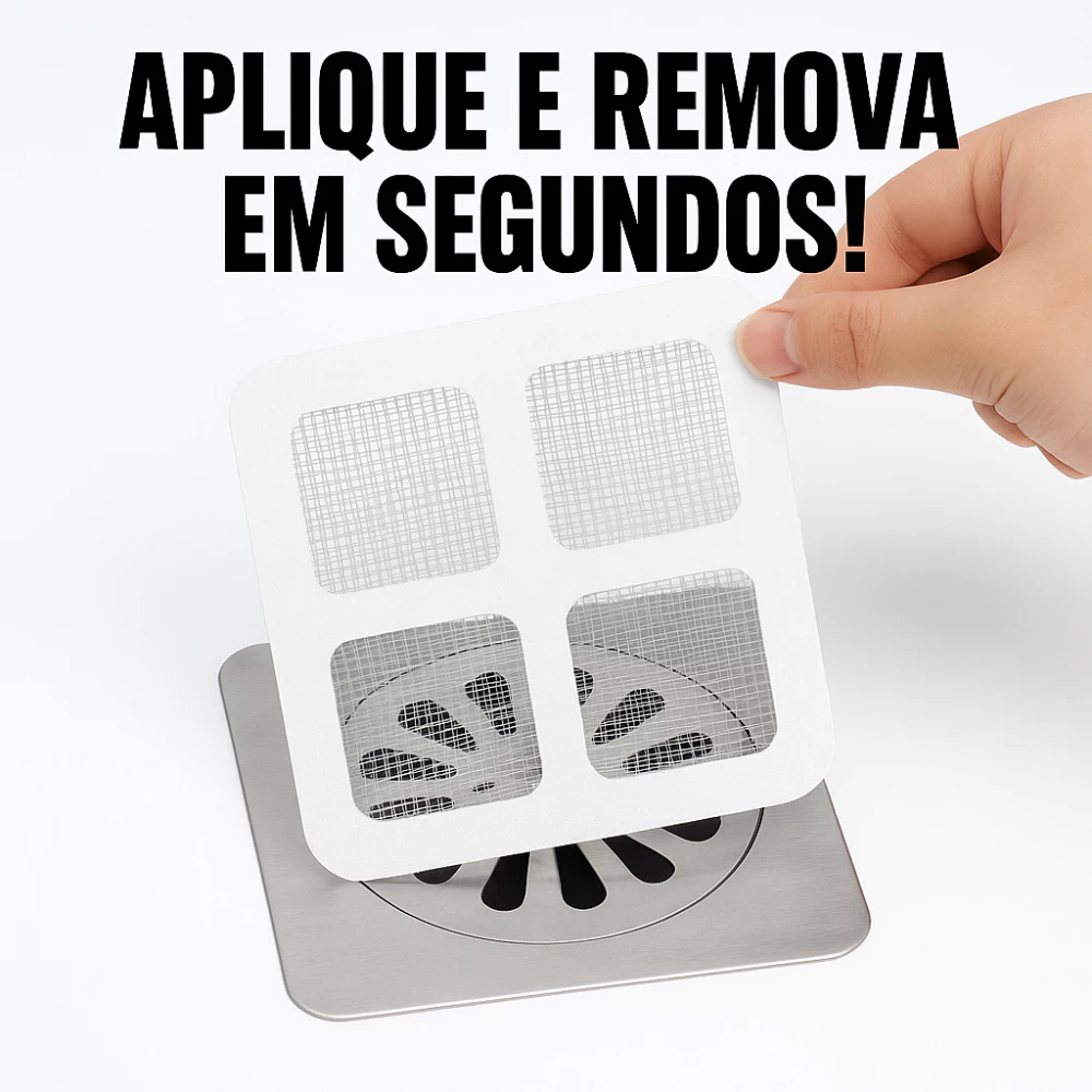 Kit 30 Protetores de Ralo Adesivos