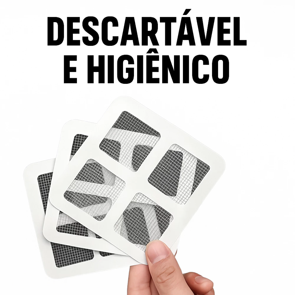 Kit 30 Protetores de Ralo Adesivos